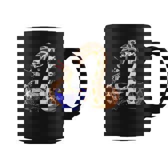 Cute Snake Eating Ramen Anime Style Hognose Snake Coffee Mug - Monsterry