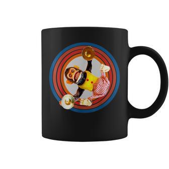 Cymbal Chimp Toy Jolly Monkey With Cymbals Vintage Retro Coffee Mug | Mazezy