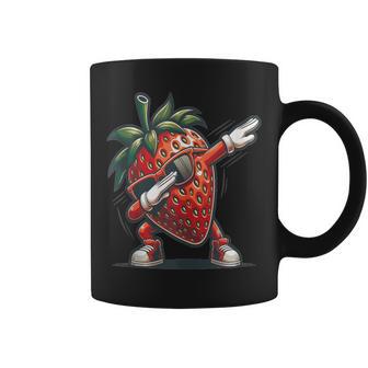 Dab Strawberry Dancing Dabbing Strawberry Fruit Coffee Mug - Thegiftio UK