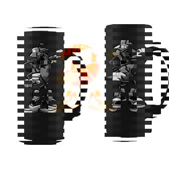 Dabbing Basketball Ball Sunglasses Basketball Coffee Mug - Monsterry