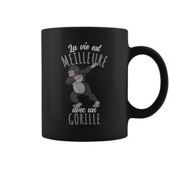 Dabbing Laie Est Meilleure Avec Un Gorille Tasse - Cadeauxyz