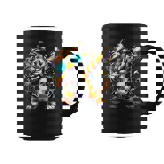 Dabbing Tiger With Sunglasses Cool Dabbing Tiger Coffee Mug - Thegiftio