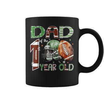 Dad Of The 1 Year Old Football Lover 1St Birthday Boy Coffee Mug - Thegiftio UK