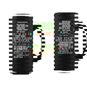 Dad Of Birthday Boy Pixel Gaming Bday Party Men Coffee Mug | Seseable FR