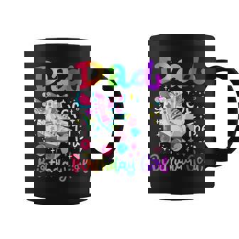 Dad Of The Birthday Girl Skater Roller Skate Family Party Coffee Mug - Thegiftio