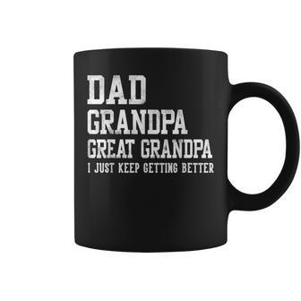 Dad Grandpa Great Grandpa Father's Day Birthday Coffee Mug - Thegiftio UK