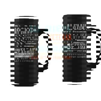 Dad Grandpa Veteran Great Grandpa Usa Flag Papa Father's Day Coffee Mug | Seseable UK