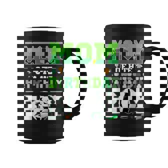 Dad And Mom Of The Birthday Boy Soccer Birthday Family Coffee Mug | Seseable UK