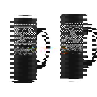 Dad Retro Monster Truck Family Crew Birthday Matching Family Coffee Mug | Seseable CA