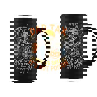 Dad Tax Halloween Pumpkin Candy Skull Dad Joke Coffee Mug - Monsterry