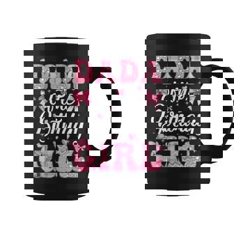 Dada Of The Birthday Girl Family Pink Coquette Bow Coffee Mug - Monsterry