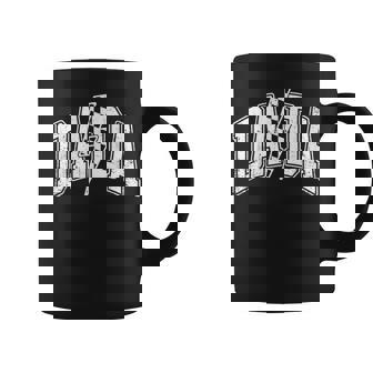 Dada Lightning Bolt Checkered Dad Fathers Day Coffee Mug - Monsterry