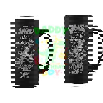 Daddy Of The Birthday Boy T Rex Dinosaur Family Party Coffee Mug | Seseable UK