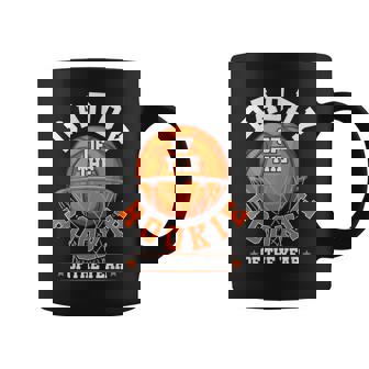 Daddy Of Rookie 1St Birthday Basketball Family Matching Coffee Mug - Monsterry