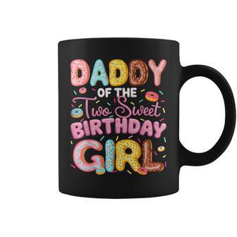 Daddy Of The Two Sweet Birthday Girl Donut 2Nd Birthday Coffee Mug - Monsterry