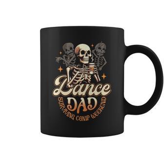Dance Dads Surviving Comp Weekend Dancing Skeleton Coffee Coffee Mug - Thegiftio UK