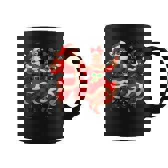 Dancing African Santa Mr Mrs Claus African American Xmas Coffee Mug | Seseable FR