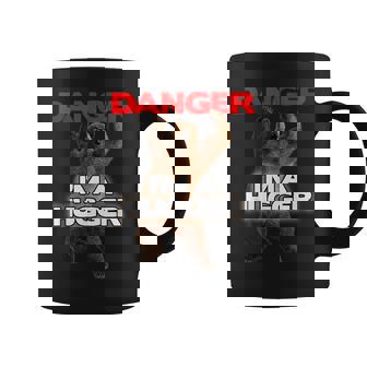 Danger I'm A Big Hugger 面白い危険な熊のハギング コーヒーマグ - Kawaiitshirt