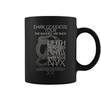 Dark Goddess Tour Nyx Lilith Hecate Morrigan Snake Coffee Mug - Monsterry