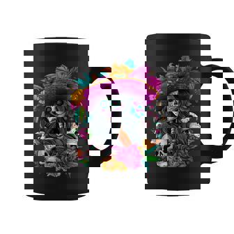 Day Of The Dead Sugar Skull De Los Muertos La Catrina Women Coffee Mug | Seseable CA