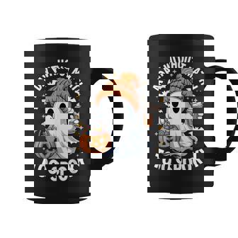 A Day Without Math Too Spooky Ghost Math Lover Halloween Coffee Mug - Thegiftio