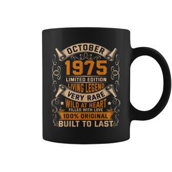 De Cumpleaños Original De Octubre De 1975 Taza de café - Regaloses