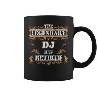 De Fiesta De Jubilación The Legendary Dj Has Retirado Taza de café - Regaloses
