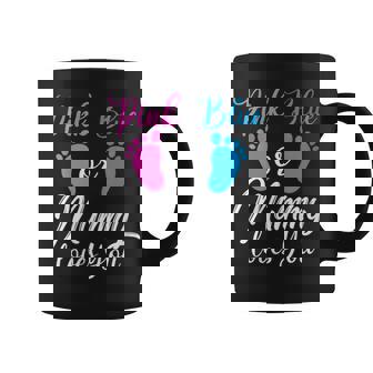 De Revelación De Género Rosa O Azul Embarazada Mamá Te Ama Cuello Taza de café - Regaloses