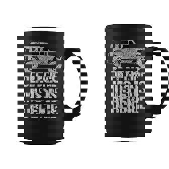 Der Eckige Muss Ins Dreckige Off-Road Geländewagen Tassen - Seseable