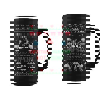 Desarrollador Programador Coder Christmasanta Ugly Christmas Taza de café - Regaloses