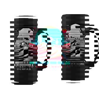 Desert Waves Sandboarding Sandboarder Surfer Tank Top Coffee Mug | Mazezy