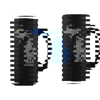 Detroit Michigan Shirt Motor City D Mitten T-Shirt Coffee Mug | Mazezy