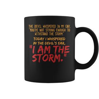 The Devil Whispered In My Ear Devil Quote Coffee Mug - Thegiftio UK