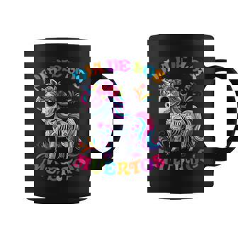 Dia De Los Muertos Crâne Floral Licorne Animal Du Zoo Mexicain Tasse - Cadeauxyz