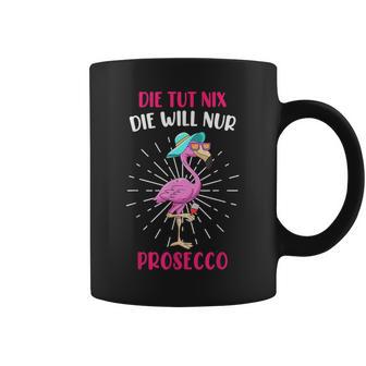 Die Will Prosecco Trinken Party Mädels Flamingo Festival Tassen - Geschenkecke