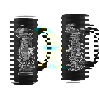 Dinero De Dibujos Animados Taza de café - Regaloses