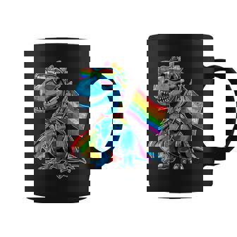 Dinosaur Gay Pride Lgbt Rainbow Flag Lgbtq Coffee Mug - Thegiftio