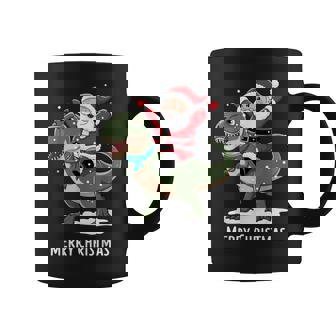 Dinosauro Natale T-Rex Babbo Natale Cavalca Un Dinosauro Tazze - Novitaregali