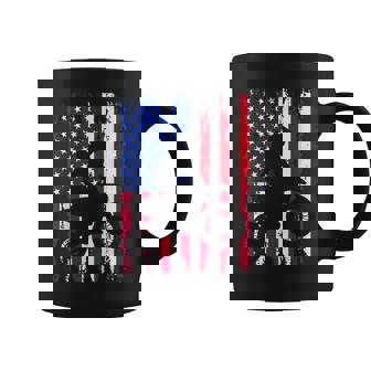 Dirt Bike American Flag Motocross Biker 4th Of July Men Boys Coffee Mug | Mazezy