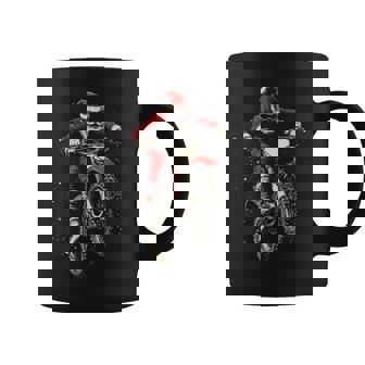 Dirt Bike Babbo Natale Divertente Motocross Mx Biker Natale Tazze - Novitaregali