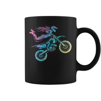 Dirt Bike For Dirtbike Rider Girls Tie Dye Coffee Mug - Thegiftio UK