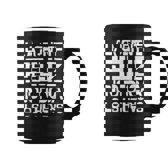 Diseño Divertido La Gente Feliz No Toca Los Huevos Hombre Taza de café - Regaloses