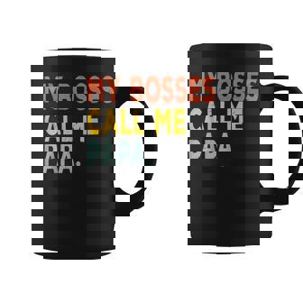 Divertente Regalo Per La Festa Del Papà Intile Retrò Concritta My Bosses Call Me Papa Tazze - Novitaregali