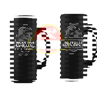 Divertido Daddysaurus Rex Dinosaurio Papá Jurásico Padre Taza de café - Regaloses