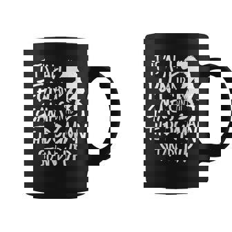 Dogman Cryptid Saying It's All Fun And Games Until Coffee Mug - Thegiftio