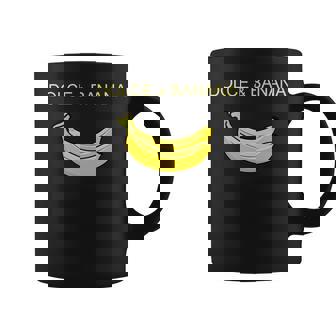Dolce And Banana Drôle Mignon Graphique Banane Manche Longue Tasse - Cadeauxyz