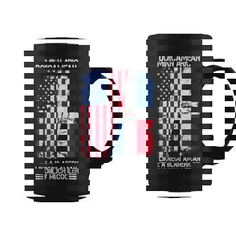Dominican American Like A Regular American Half Usa Flag For Men Coffee Mug - Thegiftio