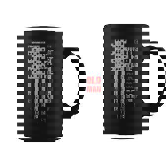 Don't Let The Old Man In Retro Vintage Usa American Flag Coffee Mug | Seseable FR