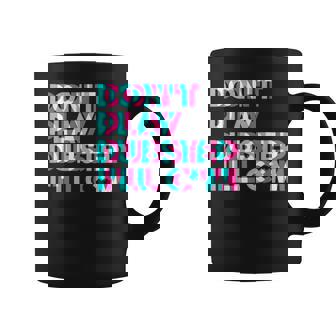 Don't Play Dubstep EDM Music Rave Techno Party Glitchy Coffee Mug | Mazezy