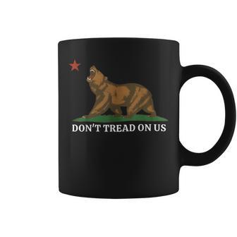 Don't Tread On Us California Bear Patriotic Coffee Mug - Monsterry